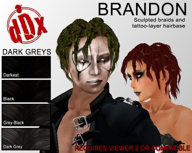 -dDx- Brandon - Dark Greys
