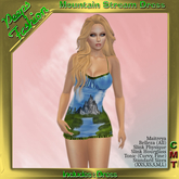 Peeps Fashion Mountain Stream Dress