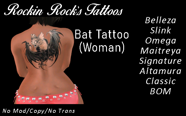 RRT: Bat Tattoo (Woman)