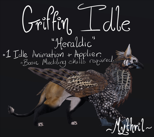 ~Mythril~ BirdEMart Griffin: Heraldry Idle