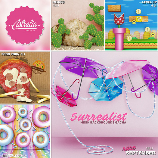 Astralia - Surrealistic Backdrops (Sprinkles)