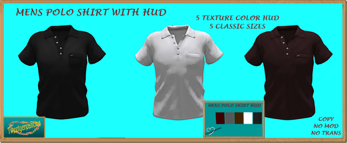 MENS BASIC POLO SHIRT WITH HUD