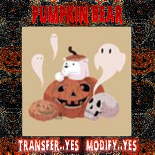 BBD - Pumpkin Bear