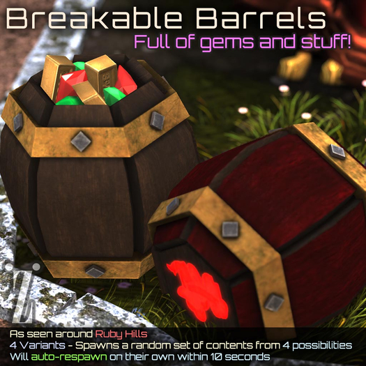 [inZoxi] - Box - Breakable Gem Barrels!
