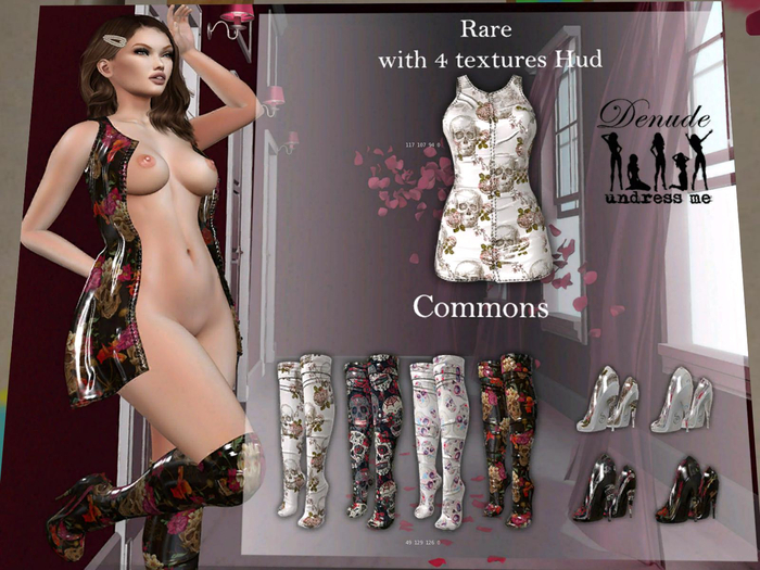 AtaMe - CnK2 Skulls Roses Pumps Legacy Perky COMMON