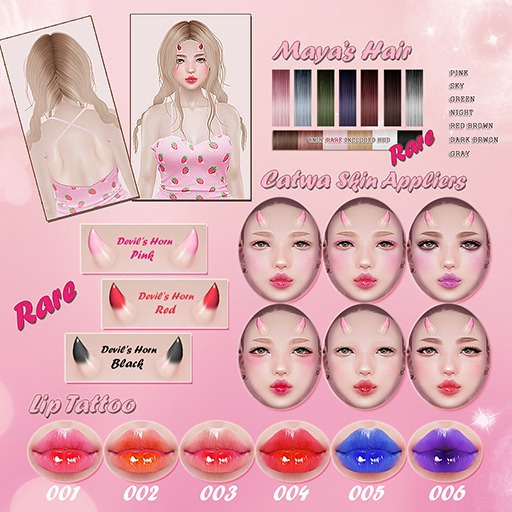 VCO ~ Maya's Devil Horn _ Red . RARE