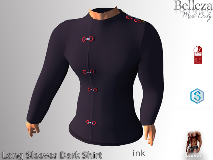 Long Sleeve Dark Shirt Ink