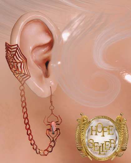 [HS] Ear cuffs Spider [BRONZE]