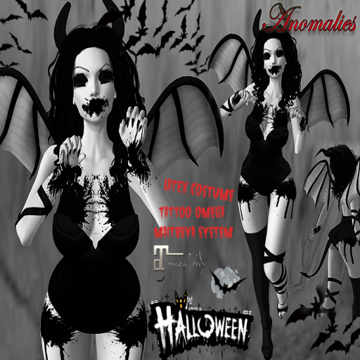 Anomalies Neluin Black Latex Demoness