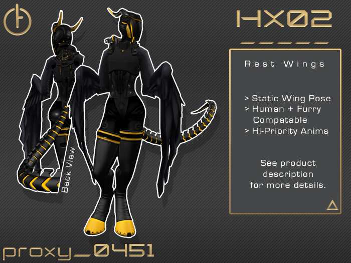 HX02 // (pose)rest_wings
