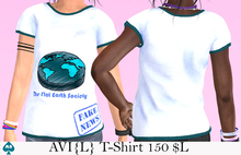 (AS) AVI(L) T-Shirt Flat Earth 