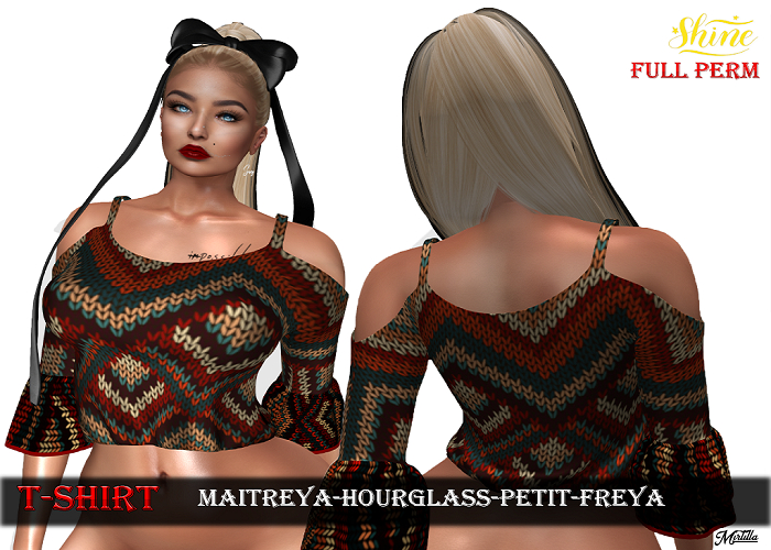 #SHINE_ T-SHIRT MIRTILLA (FULL PERM)