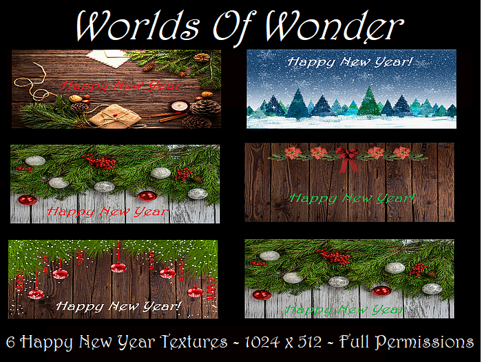 WoW 6 Happy New Year Textures (Boxed)