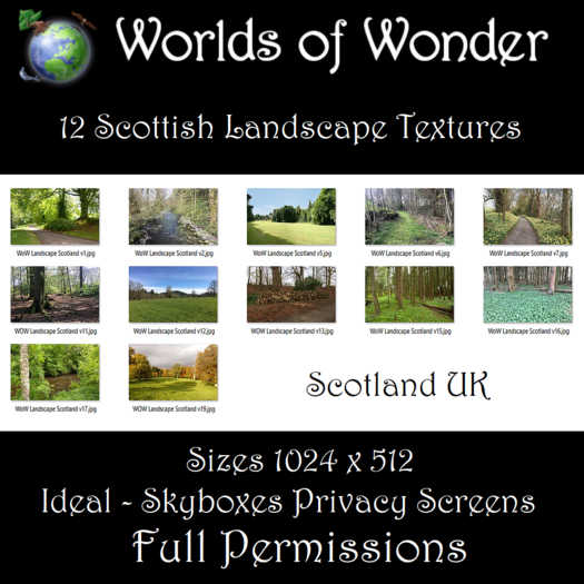 WoW 12 Scottish Landscape Textures