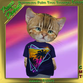 Peeps Dinkies Retrowave Palm Tree Triangle Tshirt