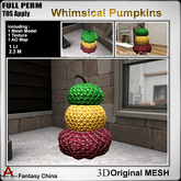 FC- FP Mesh Whimsical Pumpkins 