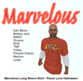 Marvelous Long Sleeve Shirt - Peace Love Halloween(copy)