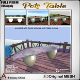 FC- FP Mesh Pots Table