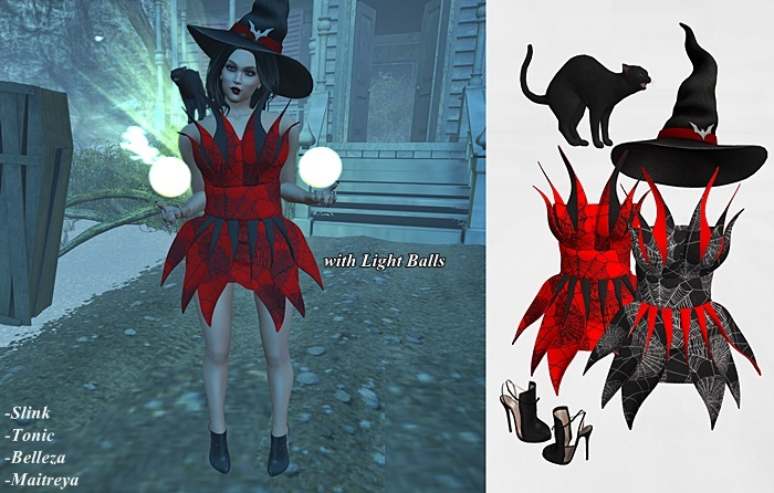 *YT* Witch Costume 2020 Red