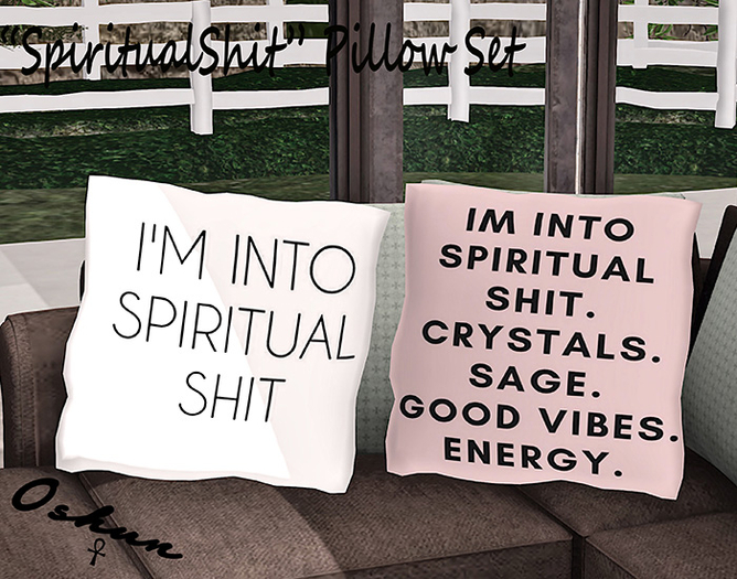 SpiritualShit Pillow Set(ADD)