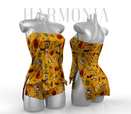 *** Harmonia Yellow Halloween Gaia - Maitreya Hourglass Freya