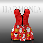 * Harmonia Boo Halloween Dress Costume Outfit Reborn Legacy Maitreya Hourglass Isis Freya TMP