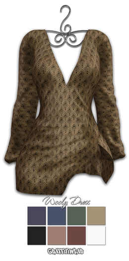 Graffitiwear Neutral Wooly Dress