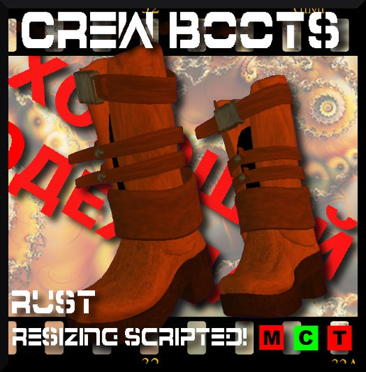 <GC> Crew Boots - Rust