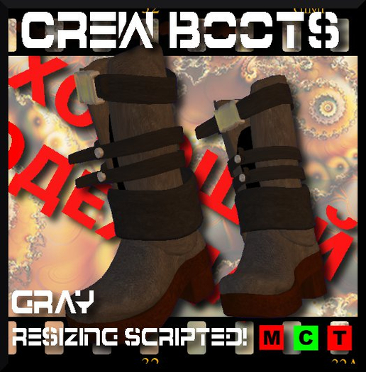 <GC> Crew Boots - Gray