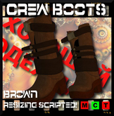 <GC> Crew Boots - Brown