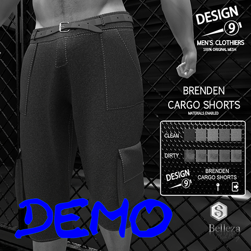 -[d9]- Brenden Cargo Shorts Demo Fatpack