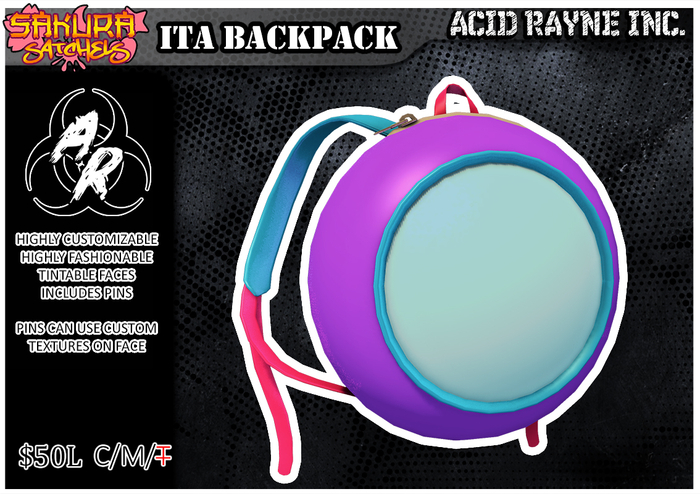 <AR> Sakura Satchels - Round Ita Backpack