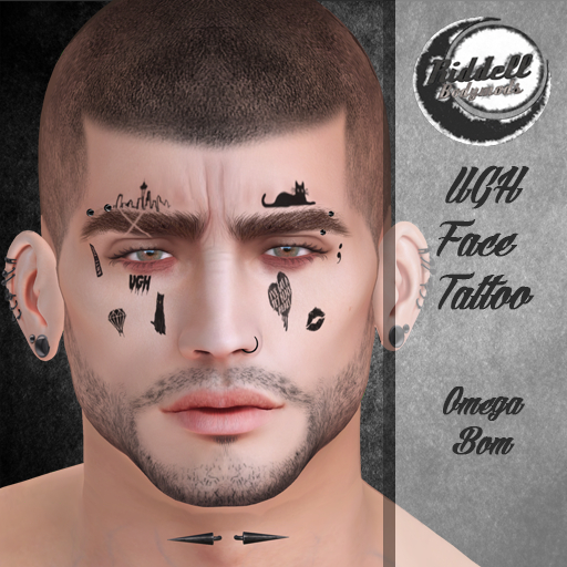 ::Riddell:: UGH Face Tattoo