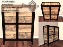 DollellA-Armoir Industrial Black & Gold Full Perm Mesh