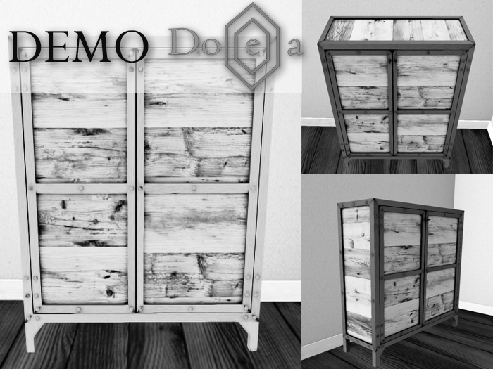 DollellA-Armoir Industrial Black & Gold DEMO