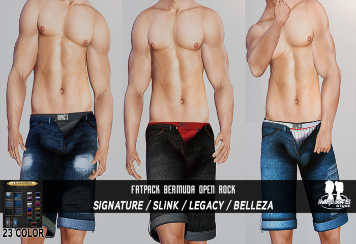 IMPACTS-  Bermuda OPEM ROCK  SIGNATURE/BELLEZA/SLINK