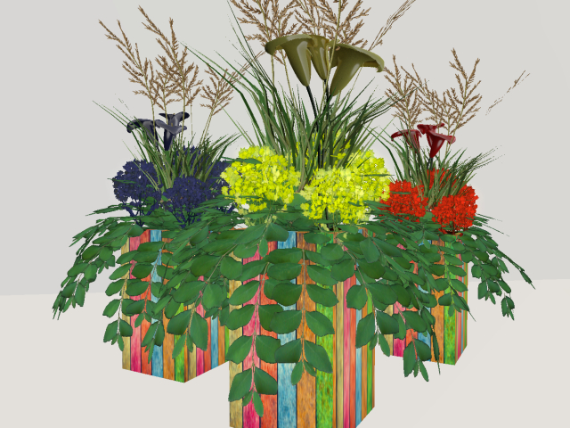 [AE] Garden Store - Pretty Pride Planter  Bundle  Purple