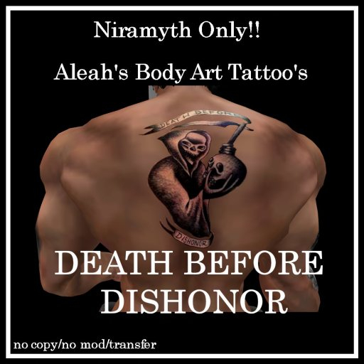 death before dishonor back