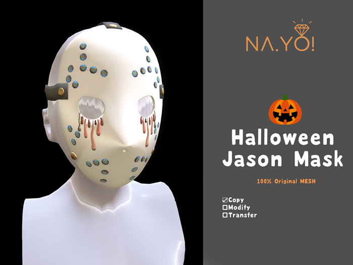 NA.YO - Halloween Jason kawaii Mask