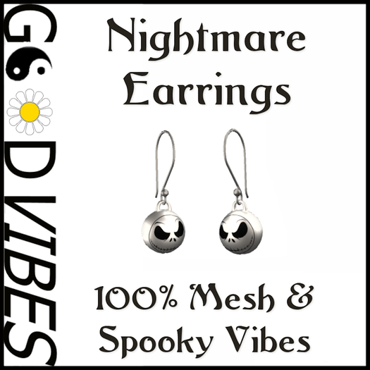 DEMO Nightmare Earrings  * Add Unpack Detach