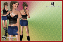 *MTU J-Style::Skirt ButterFly BL