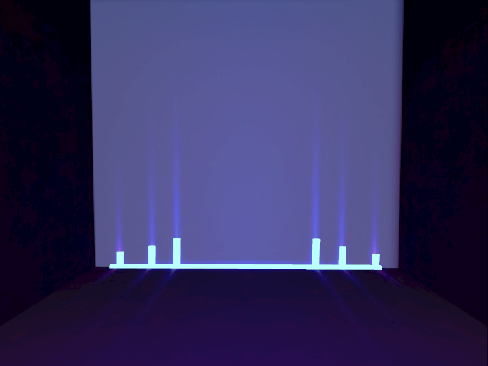 EVIL-DIAMOND Backdrop blue