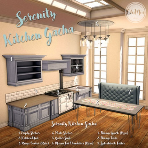 ChiMia:: Serenity Mason Jar Chandelier RARE [gacha]