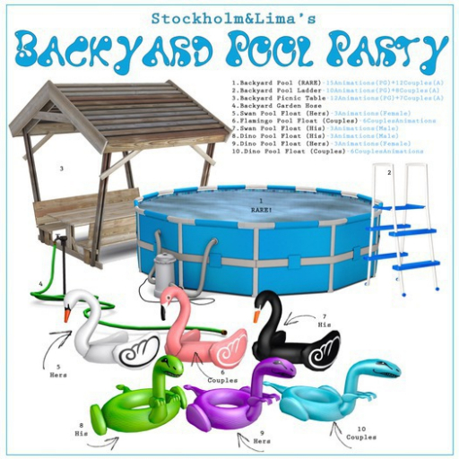 Stockholm&Lima:Backyard Pool [PG] RARE