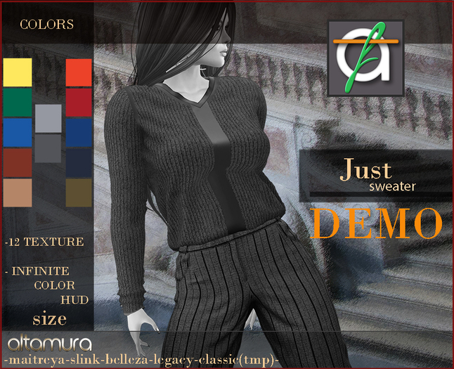::AF:: *Just-Sweater* -F- mesh - demo