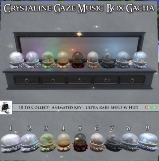 3rd Eye_ 5 Crystalline Gaze ( Death ) Music Box  COMMON