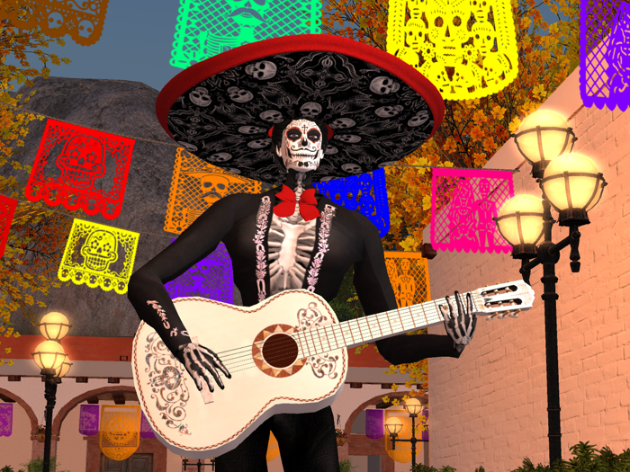 Dia de los muertos man oufit Omega