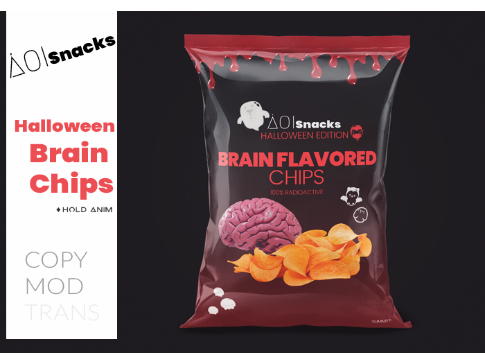 < AOI > Snacks - Halloween Brain Chips