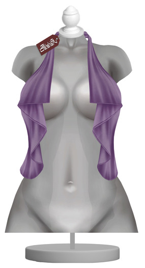 [GIULIADESIGN] -VALERIA-TOP DARK PURPLE