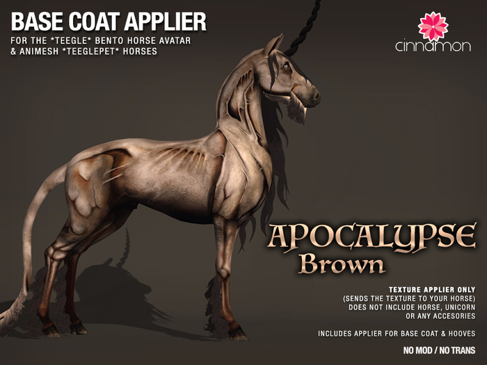 *CINNAMON* Teegle base coat_ Apocalypse Brown -BOX (add me)